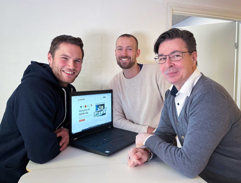 Confiq teamet Mathias, Søren og Michael, vi hjælper og supporterer dig hos CONFIQ og i digitaliseringsprocessen og digitalisering, god sparringspartner